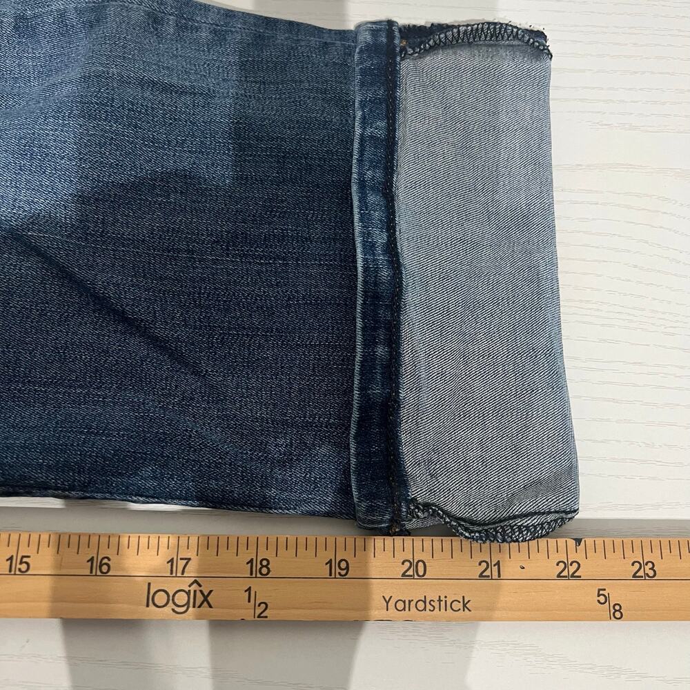 NYDJ Jeans Women's Size 16 Blue Dayla Wide Cuff Crop Medium Wash Stretch Capri - Picture 8 of 10